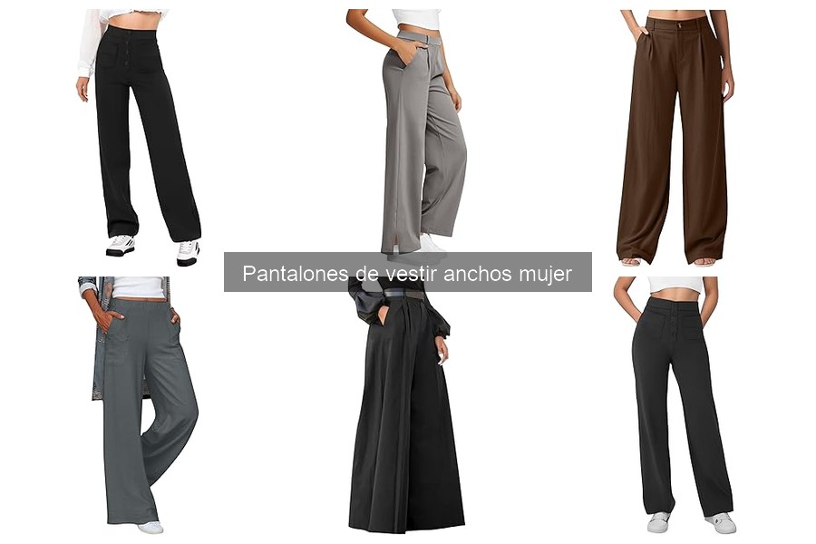 Reseñas de pantalones de vestir anchos para mujer