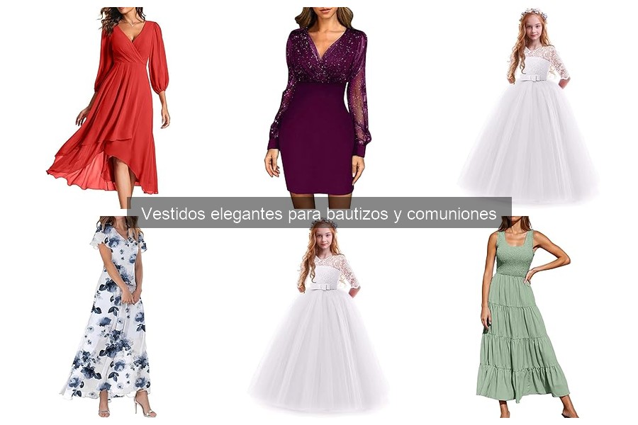 Reseñas de vestidos elegantes para bautizos y comuniones