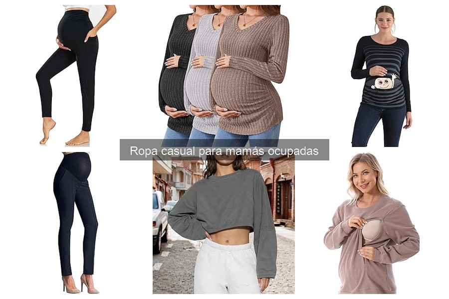 Ropa casual asequible para mamás ocupadas: mejores opciones