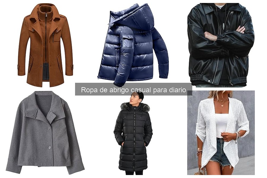 Ropa de abrigo casual para ocasiones especiales