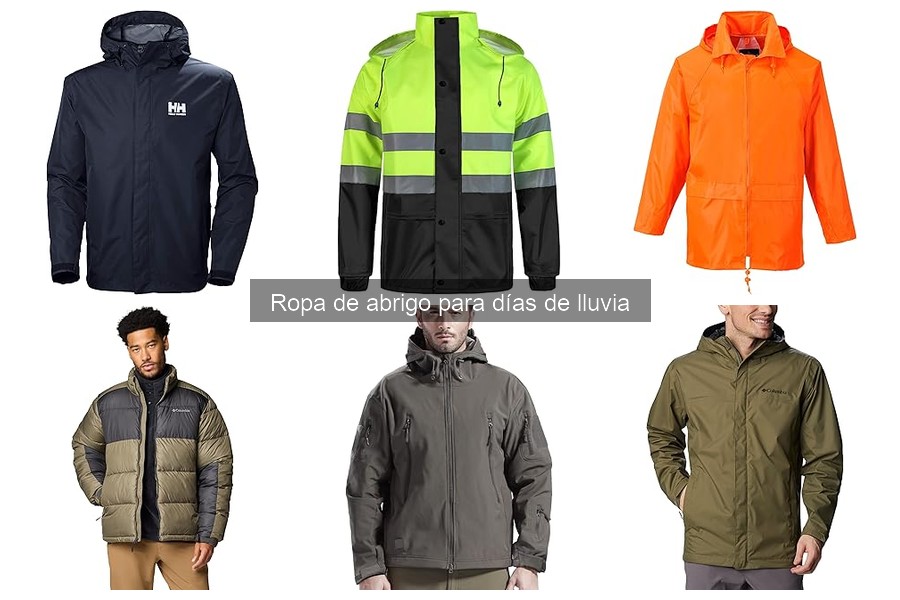 Ropa de abrigo con estilo para días de lluvia