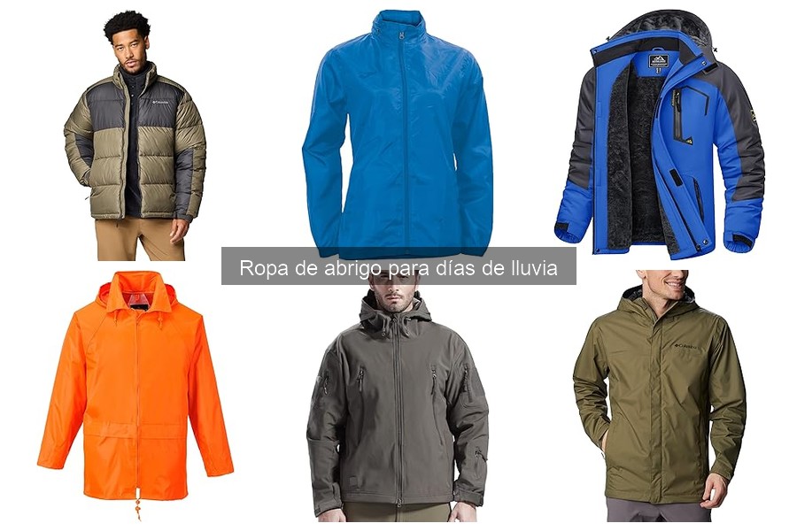 Ropa de abrigo para días de lluvia: combinaciones perfectas
