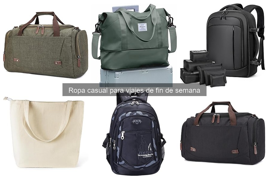 Ropa versátil para mujeres en viajes de fin de semana