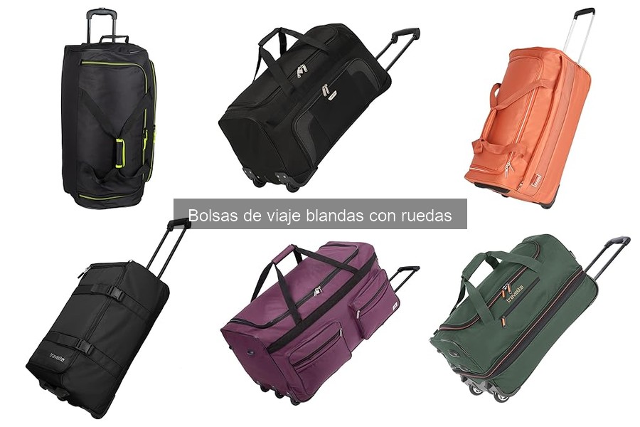 ¿Son adecuadas las bolsas de viaje blandas con ruedas para vuelos?