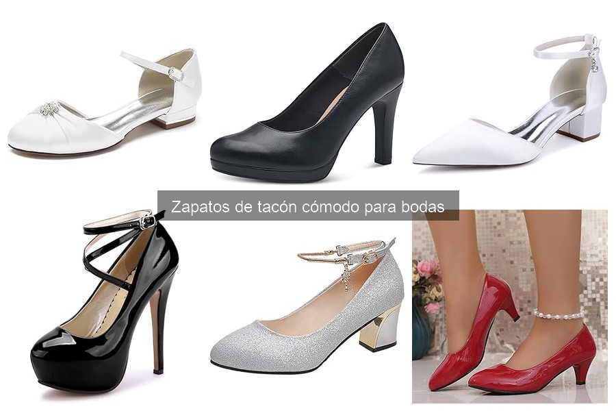 ¿Son cómodos los zapatos de tacón para bodas? Descúbrelo