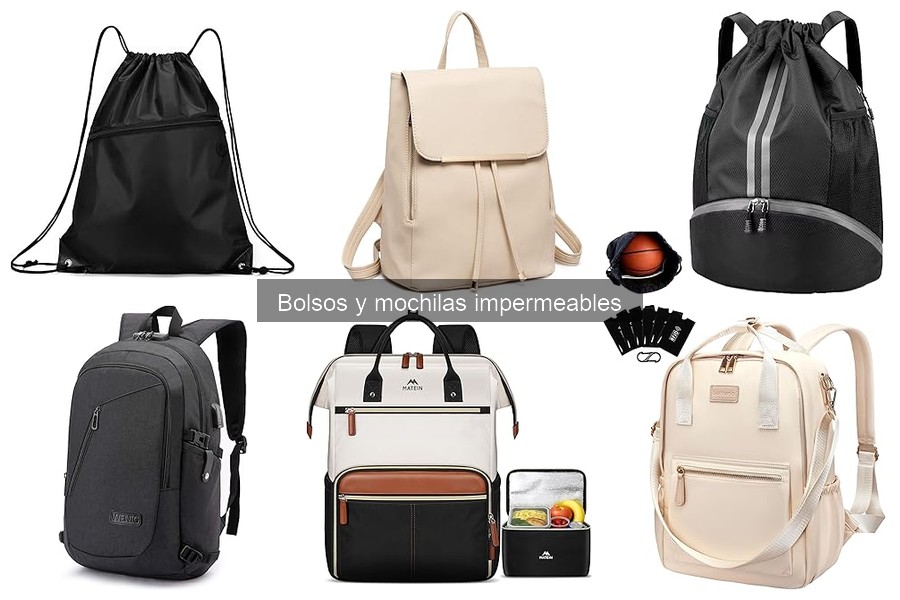 ¿Son efectivos los bolsos y mochilas impermeables?