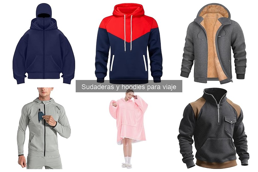 Sudaderas y Hoodies Cómodas para Viajar en Avión
