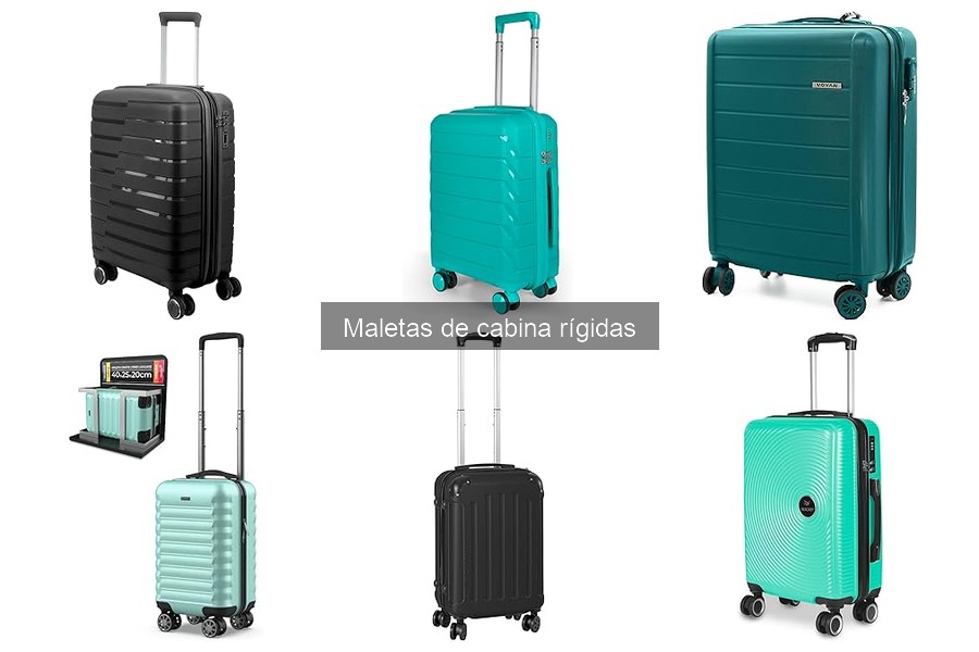 Tamaños de maletas de cabina rígidas según aerolíneas