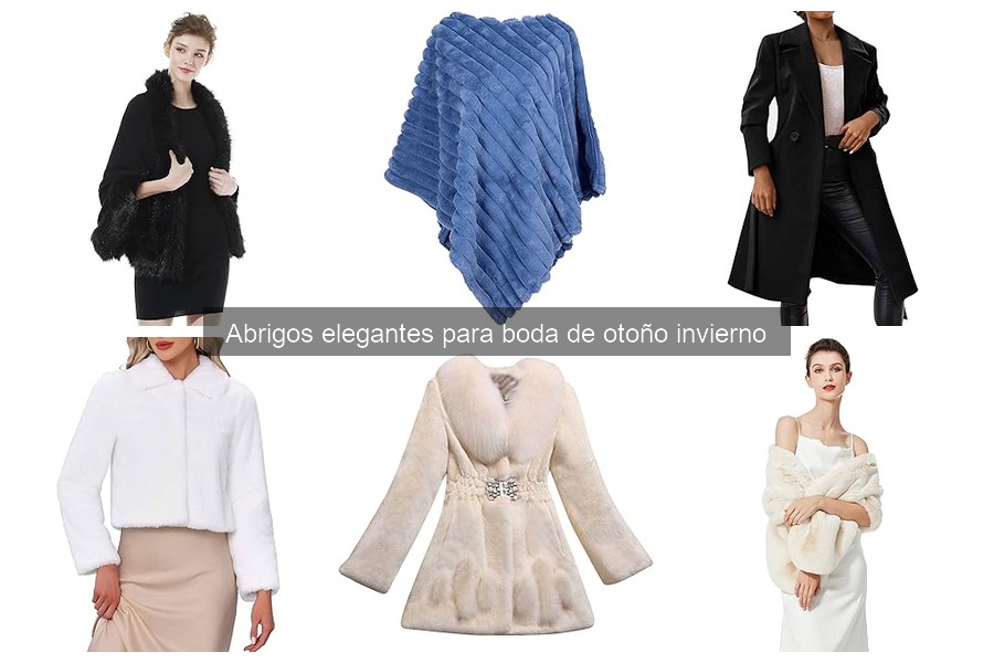 Tejidos ideales para abrigos elegantes en bodas de invierno