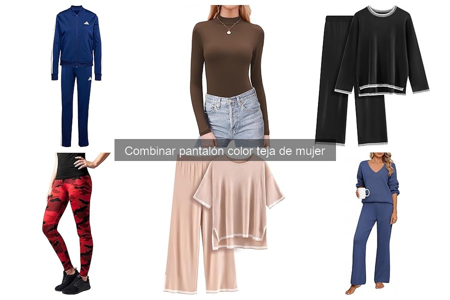 Tendencias 2023: Combinar pantalón color teja de mujer