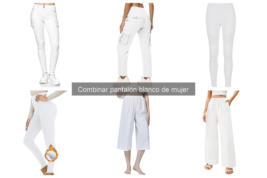 Tendencias 2023 en pantalones blancos para mujer