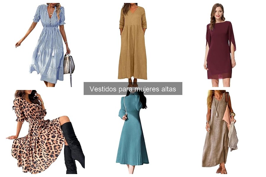 Tendencias 2023 en vestidos para mujeres altas