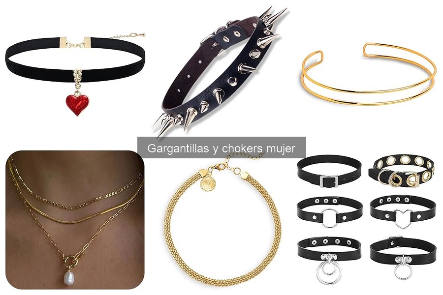 Tendencias actuales en gargantillas y chokers para mujer