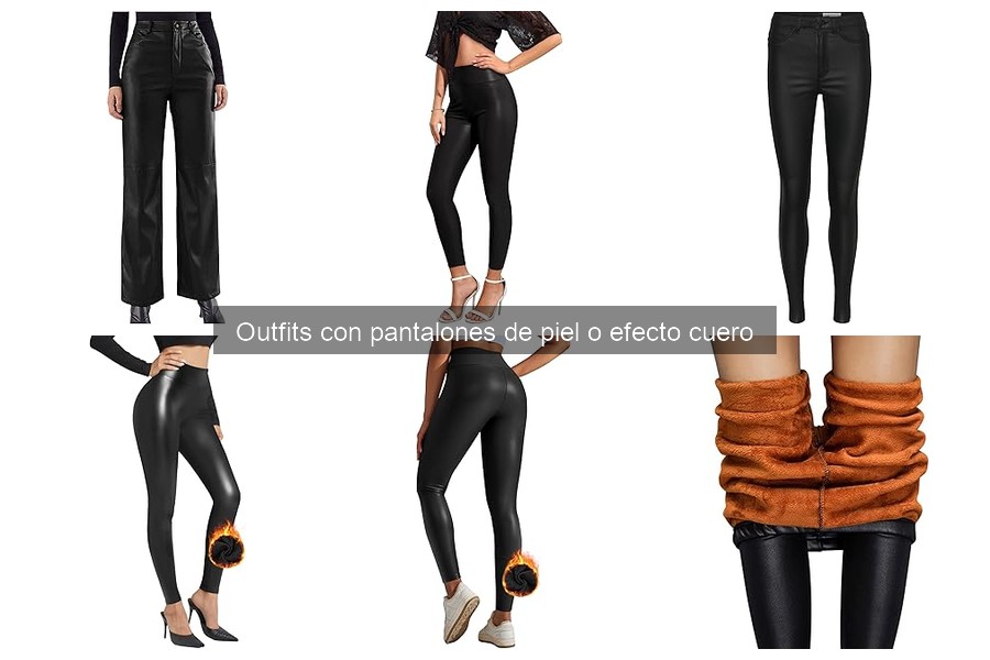 Tendencias actuales en pantalones de piel para mujer 2023