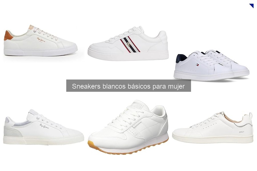 Tendencias actuales en sneakers blancos básicos para mujer