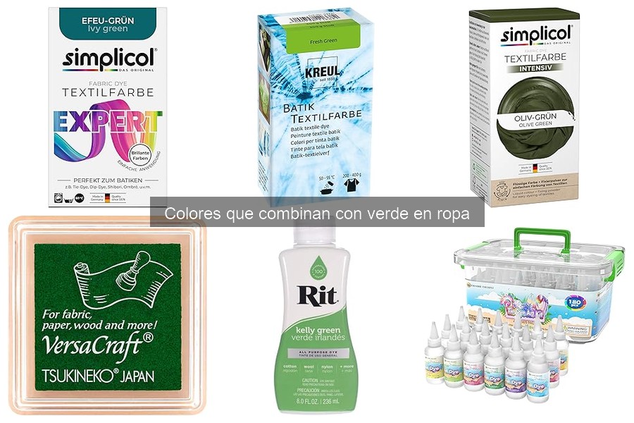 Tendencias de moda: colores que combinan con el verde en ropa