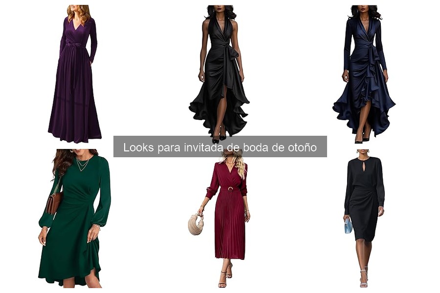 Tendencias de moda para invitadas en bodas de otoño 2023