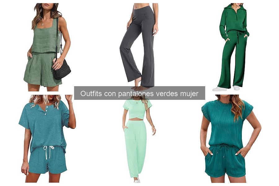 Tendencias de Pantalones Verdes para Mujer en 2023