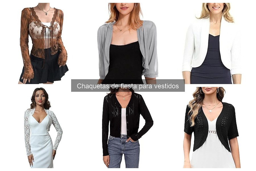 Tendencias en chaquetas de fiesta para complementar vestidos
