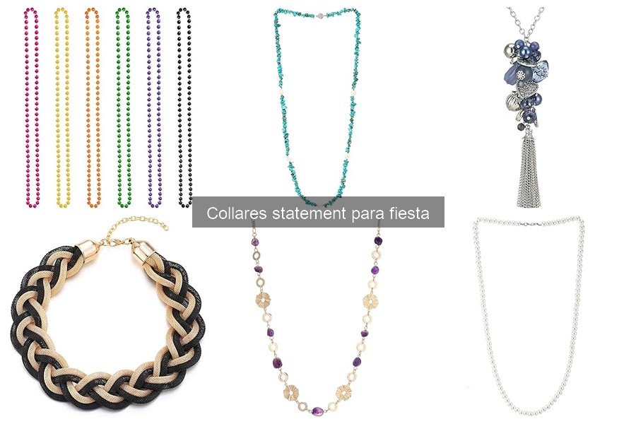 Tendencias en Collares Statement para Fiesta 2023