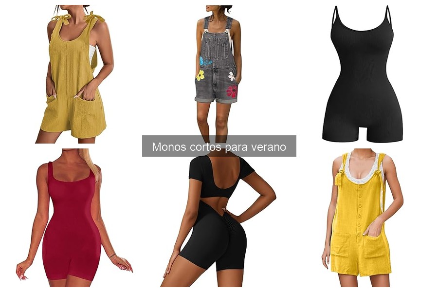 Tendencias en monos cortos para verano 2024: ¡Descúbrelas!