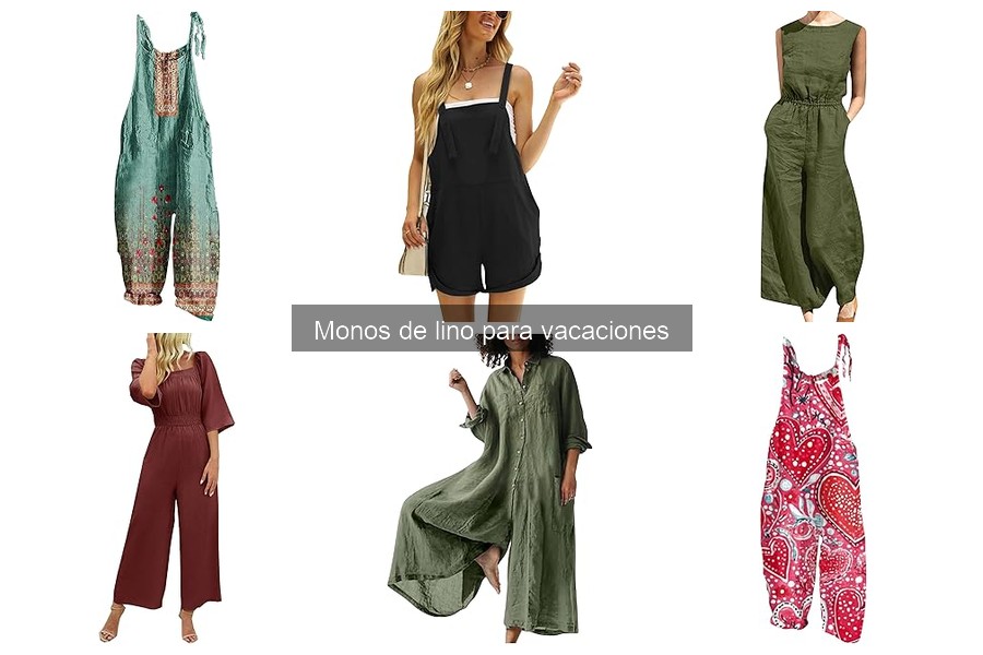 Tendencias en monos de lino de moda para este verano