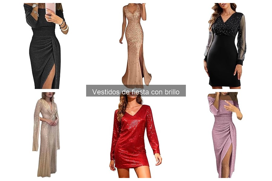 Tendencias en Vestidos de Fiesta con Brillo 2023