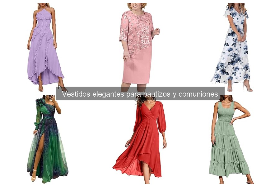 Tendencias en vestidos elegantes para bautizos y comuniones 2023