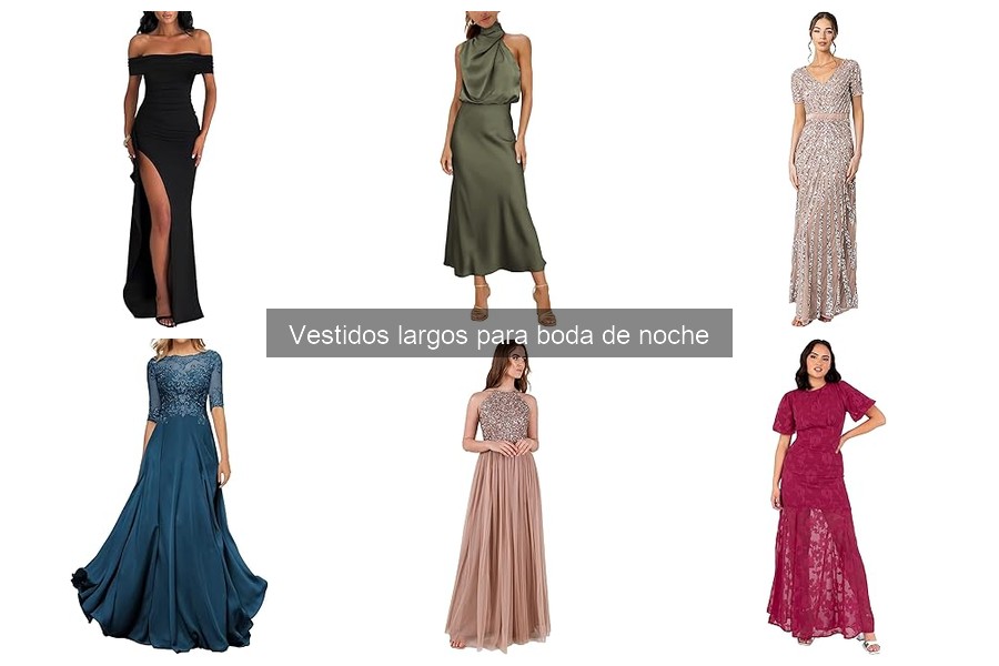 Tendencias en Vestidos Largos para Bodas de Noche 2023