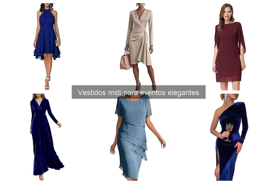 Tendencias en vestidos midi para eventos elegantes 2023