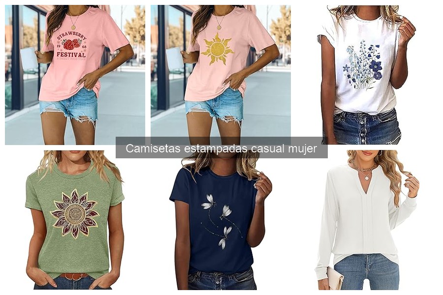 Tendencias y ajustes en tallas de camisetas estampadas para mujer