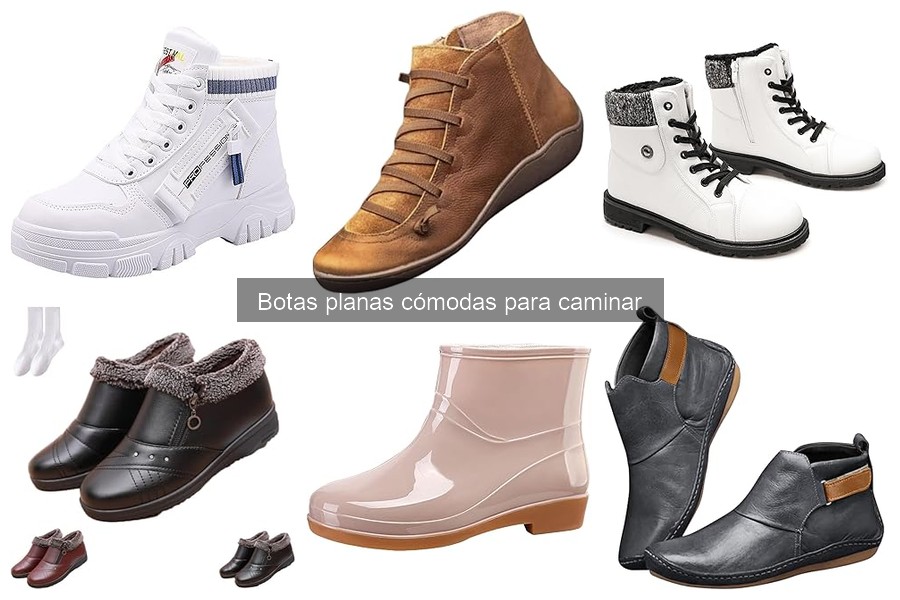 Testimonios sobre botas planas cómodas para caminar
