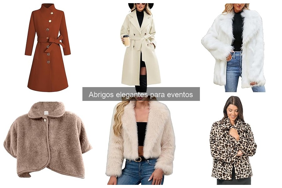 Tipos de abrigos elegantes para eventos: Guía completa