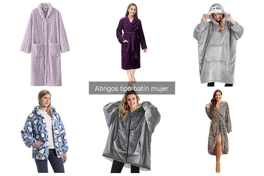 Tipos de abrigos tipo batín para mujer: Guía completa