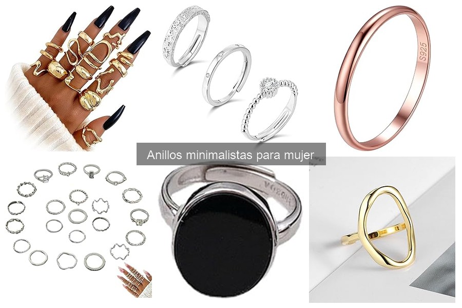 Tipos de Anillos Minimalistas para Mujer: Estilos y Materiales