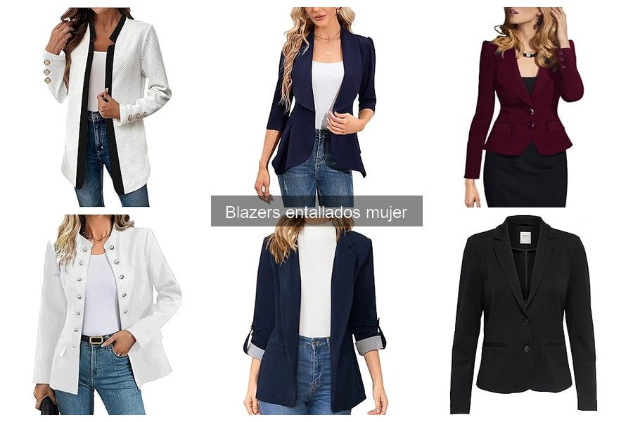 Tipos de Blazers Entallados para Mujer: Guía de Estilos