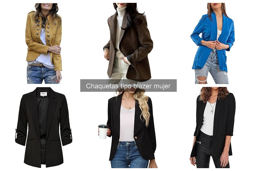 Tipos de blazers para mujer: guía de estilos y materiales