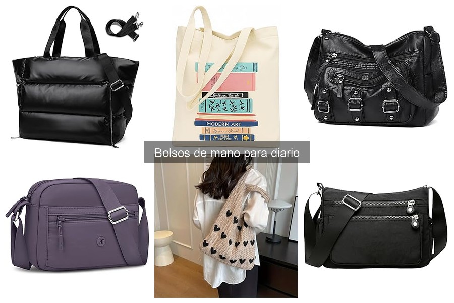 Tipos de bolsos de mano para diario: guía completa