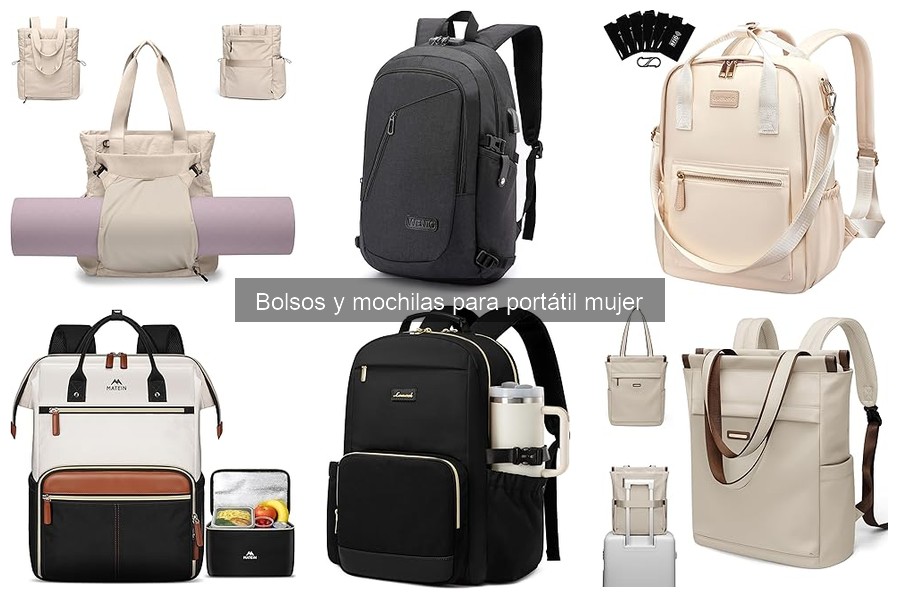 Tipos de bolsos y mochilas para portátil mujer: Guía completa