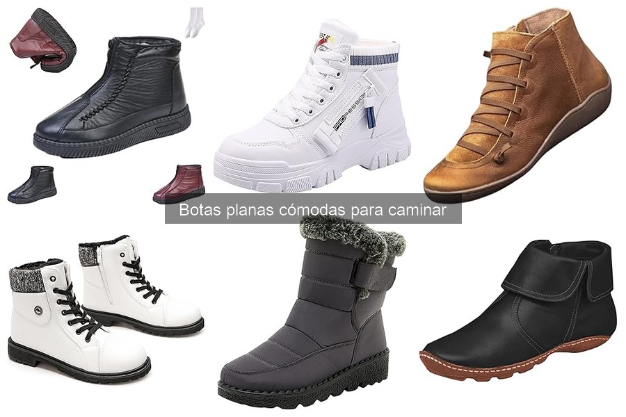 Tipos de botas planas cómodas para caminar: Guía definitiva