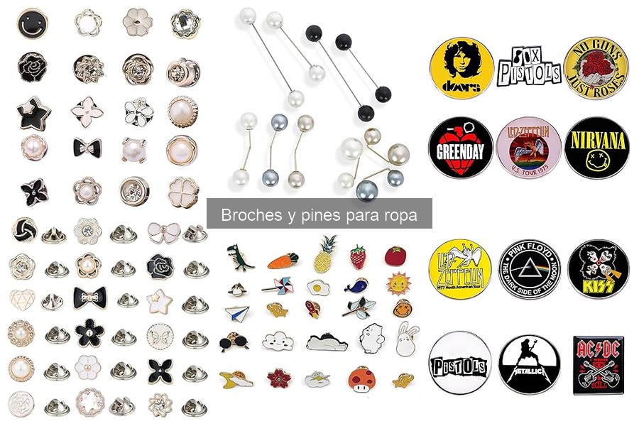 Tipos de broches y pines para ropa: guía completa