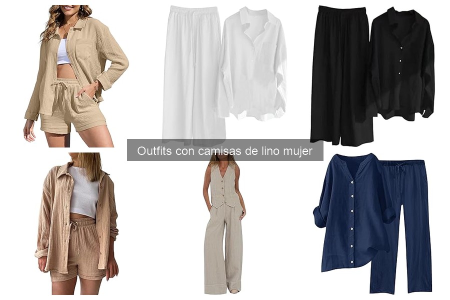 Tipos de camisas de lino para mujer y sus estilos
