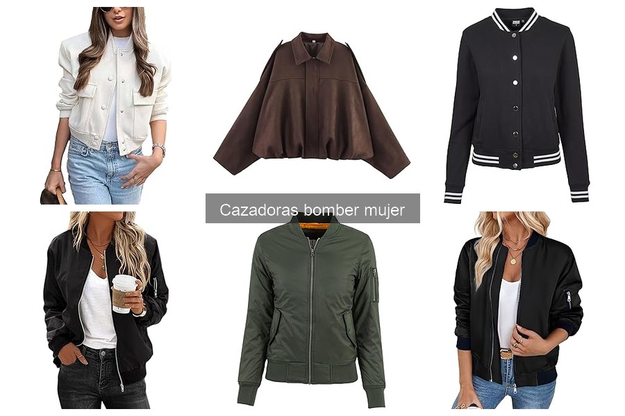 Tipos de Cazadoras Bomber para Mujer: Estilos y Variedades