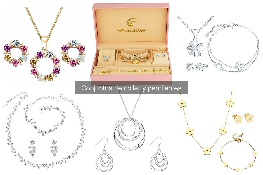 Tipos de conjuntos de collar y pendientes para cada ocasión