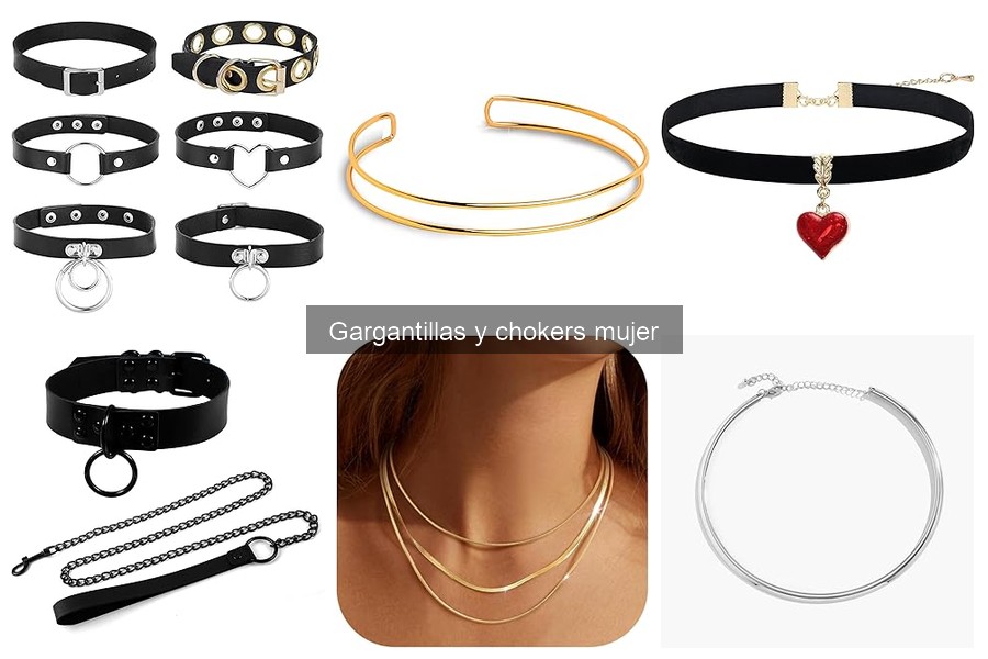 Tipos de gargantillas y chokers para mujer: Guía de estilos