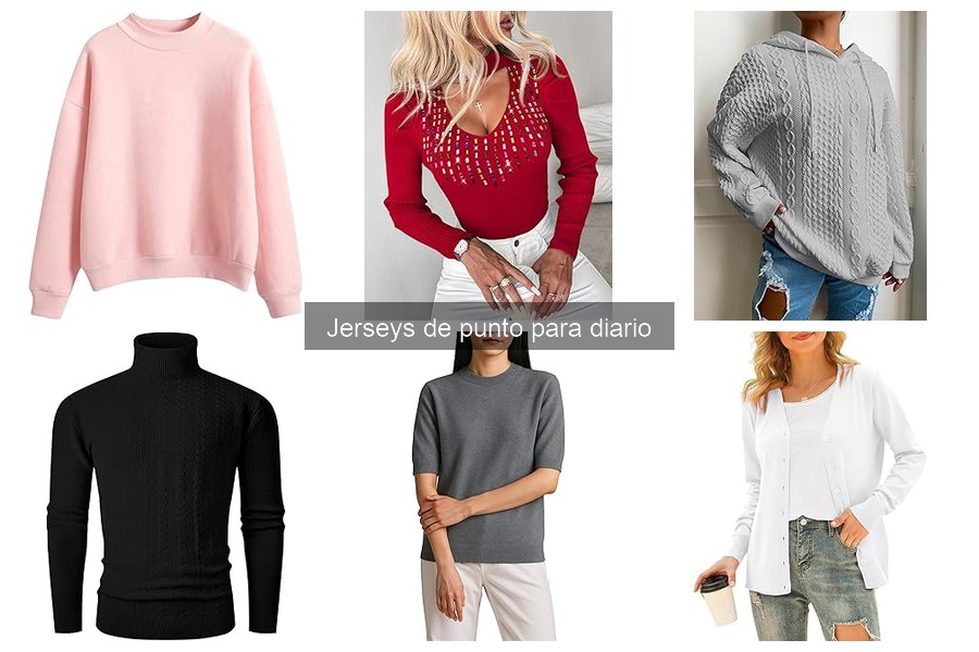 Tipos de Jerseys de Punto para Diario: Guía Completa