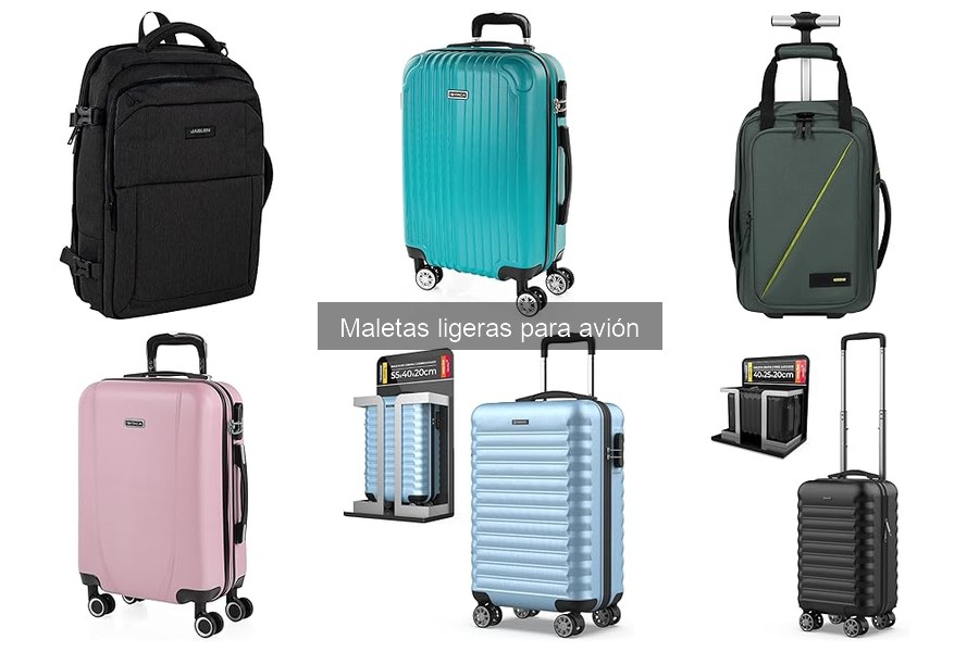 Tipos de maletas ligeras para avión: guía completa