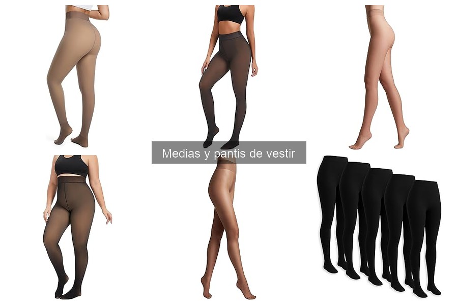 Tipos de medias y pantis de vestir y sus usos