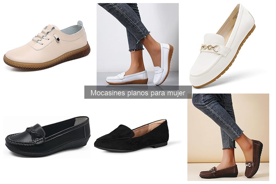 Tipos de mocasines planos para mujer y sus usos