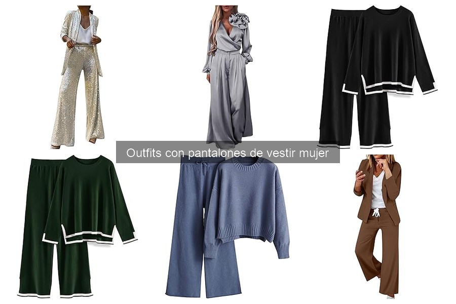 Tipos de pantalones de vestir para mujer: guía de estilos